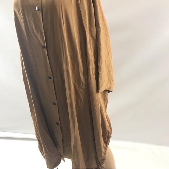 Anthropologie Pilcro Khaki Oversize Poncho Utility Jacket in Tan Color One Size - Picture 4 of 12